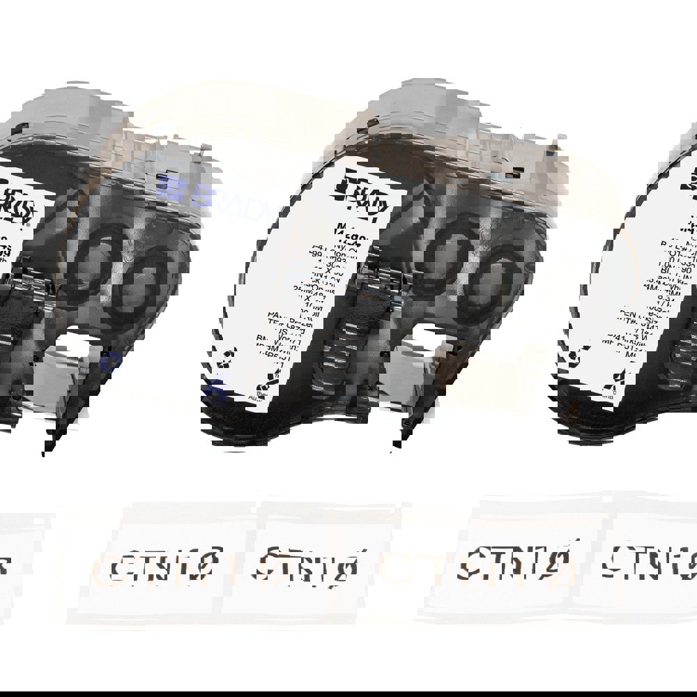 Labels, Ribbons & Tapes; Application: Label Printer Cartridge ; Type: Label Printer Cartridge ; Color Family: White ; Color: Black on White ; Number Of Labels Per Roll: 100 ; For Use With: BMP41; BMP51; BMP53; M511